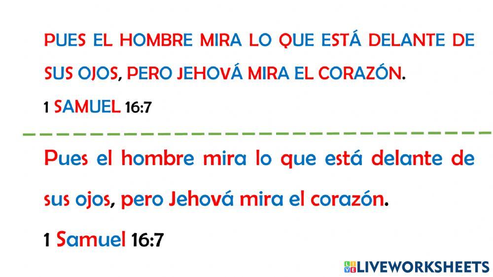 Reconociendo y ordenando palabras