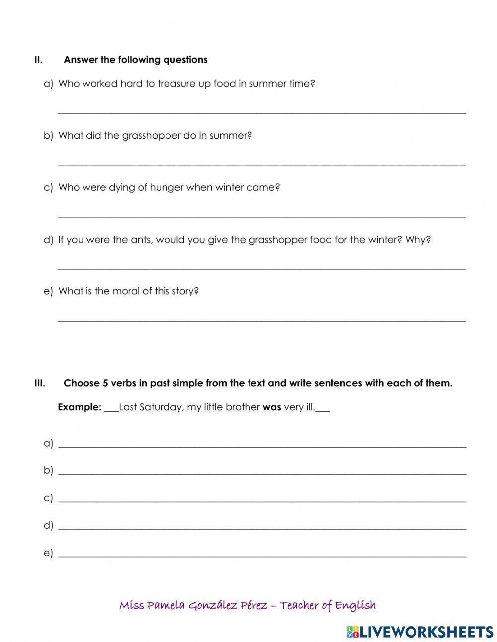 Reading Comprehension