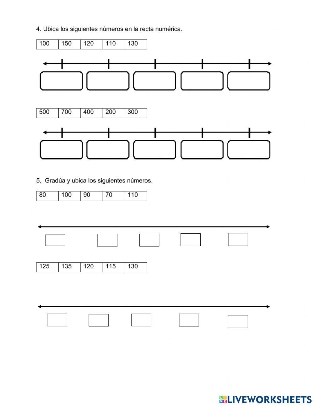 Comparación de números