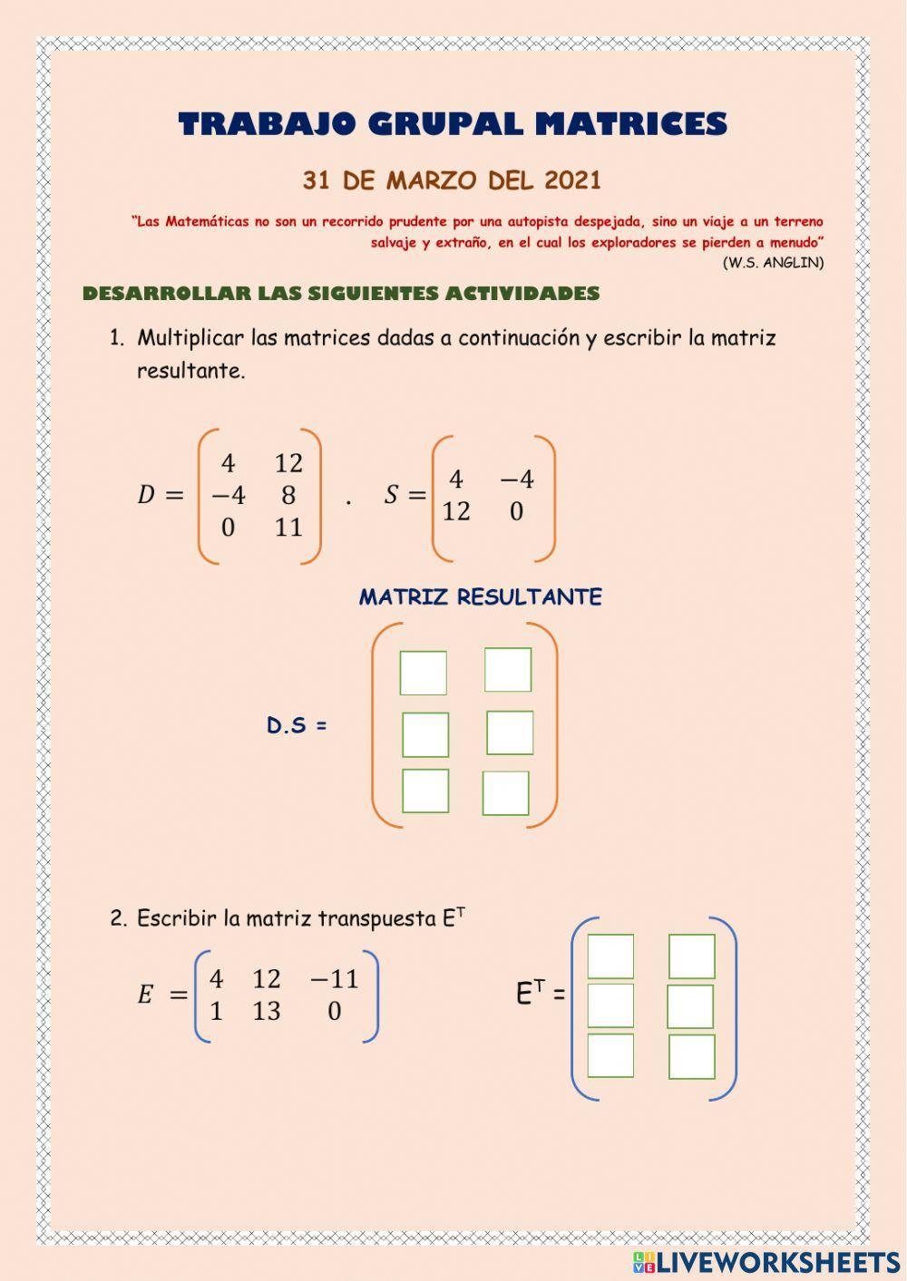 Matrices