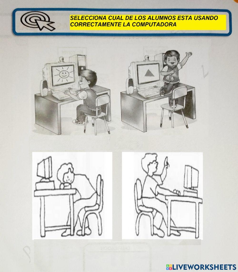 Uso correcto de la computadora