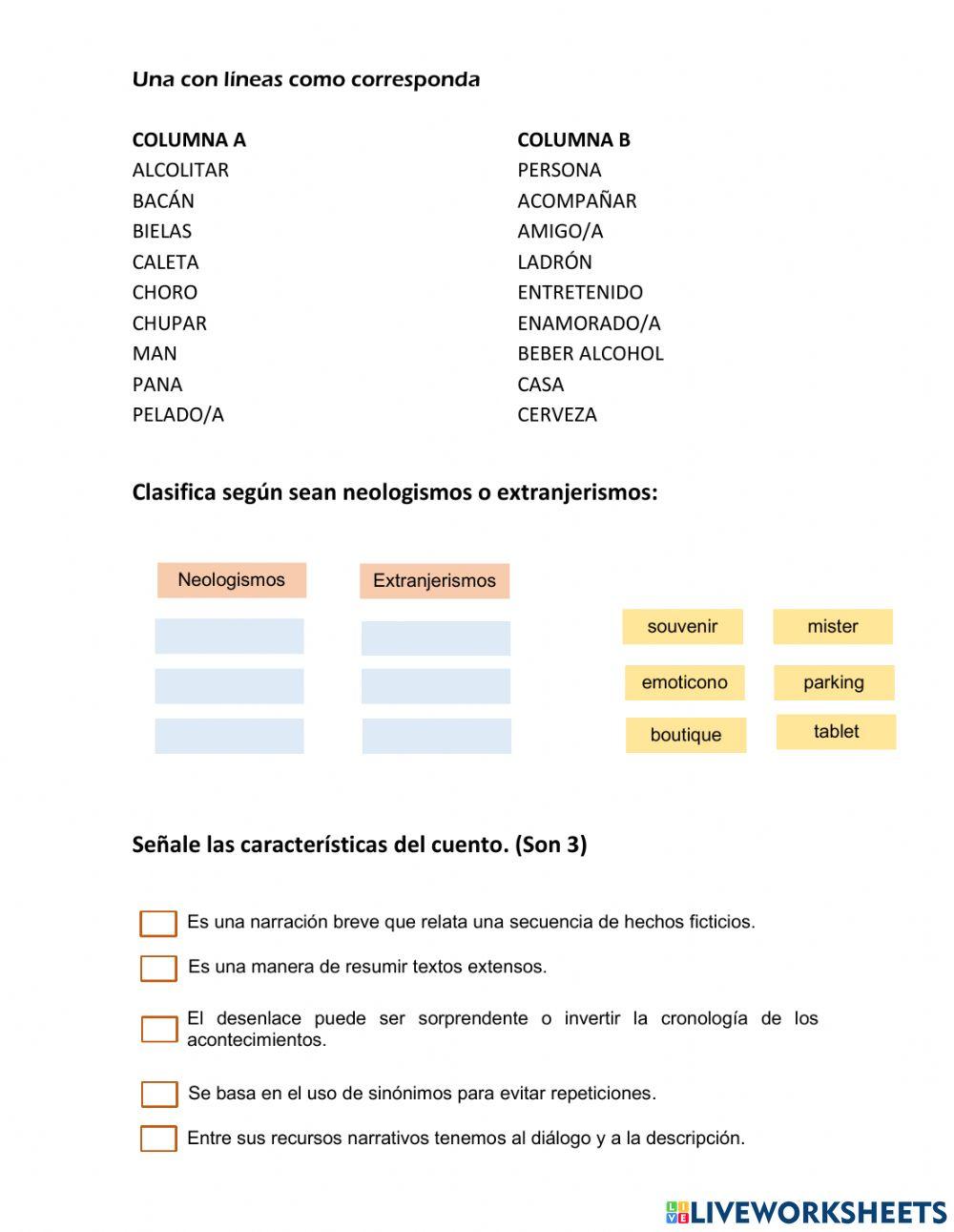 Lección de Lengua y Literatura