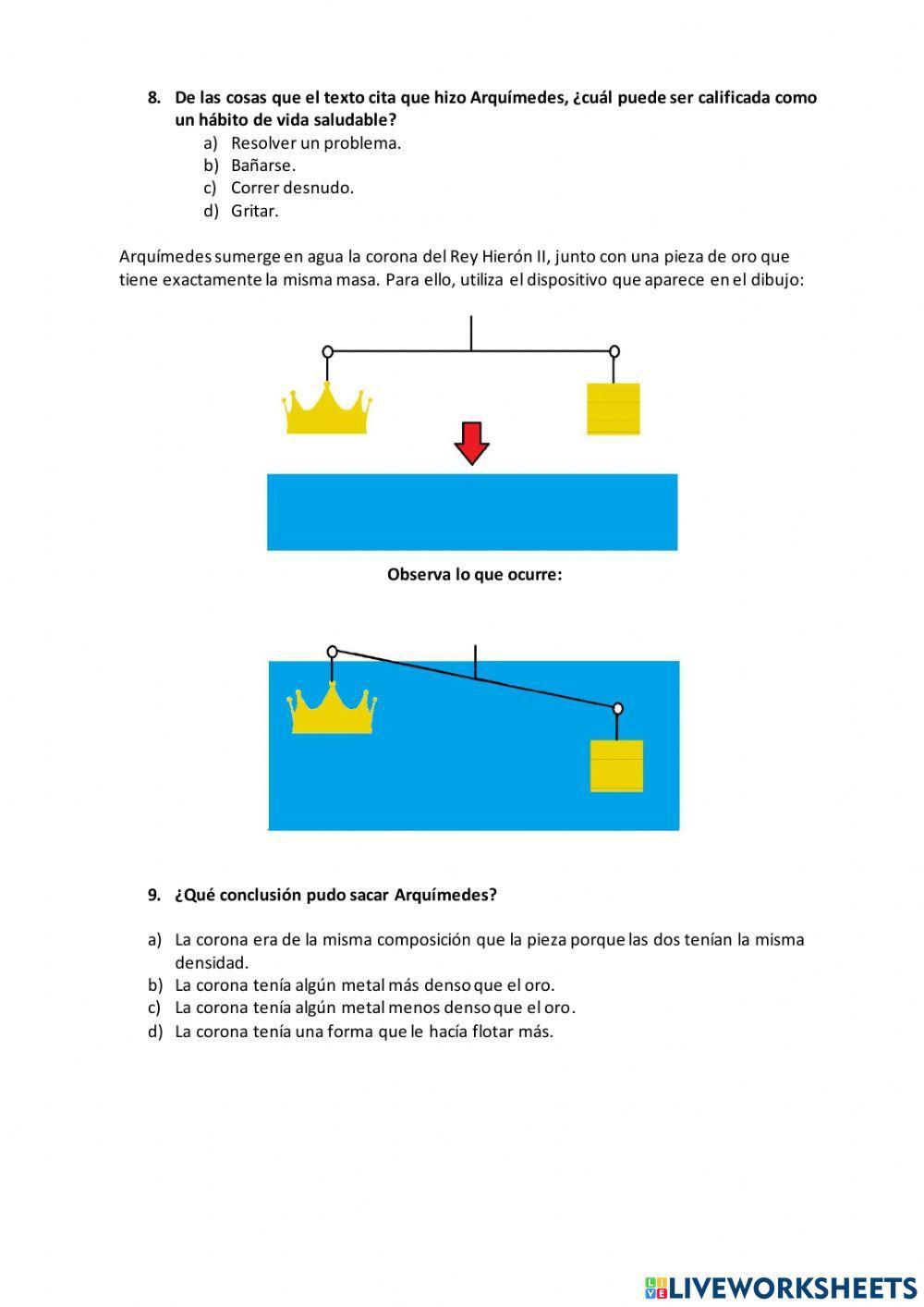 Evaluación diagnostica Ciencia y Tecnología