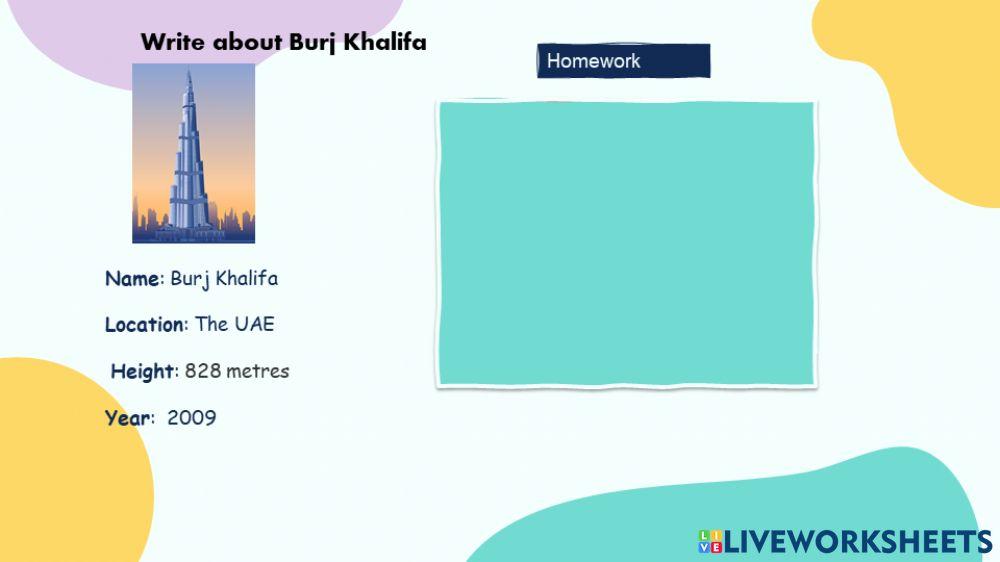 Write about a landmark