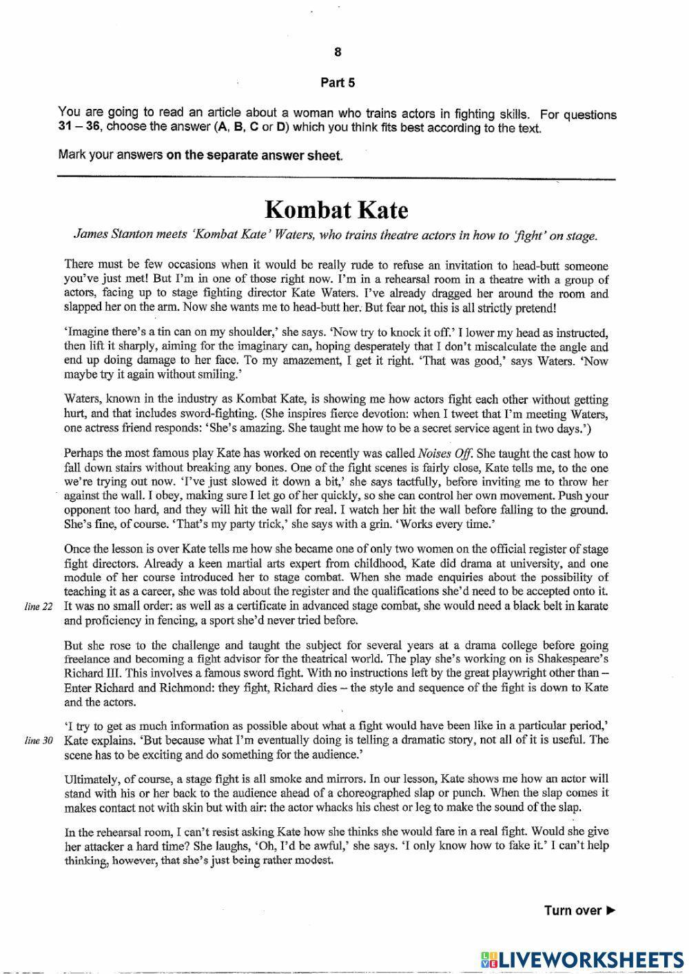 First B2 Sample Paper 2.5