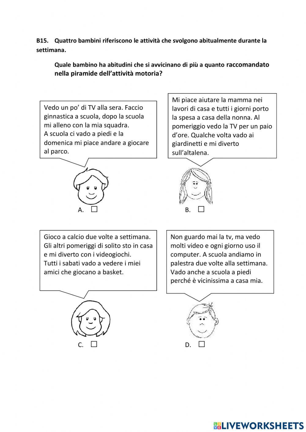 Prova Invalsi Italiano 2015 - 16 seconda parte