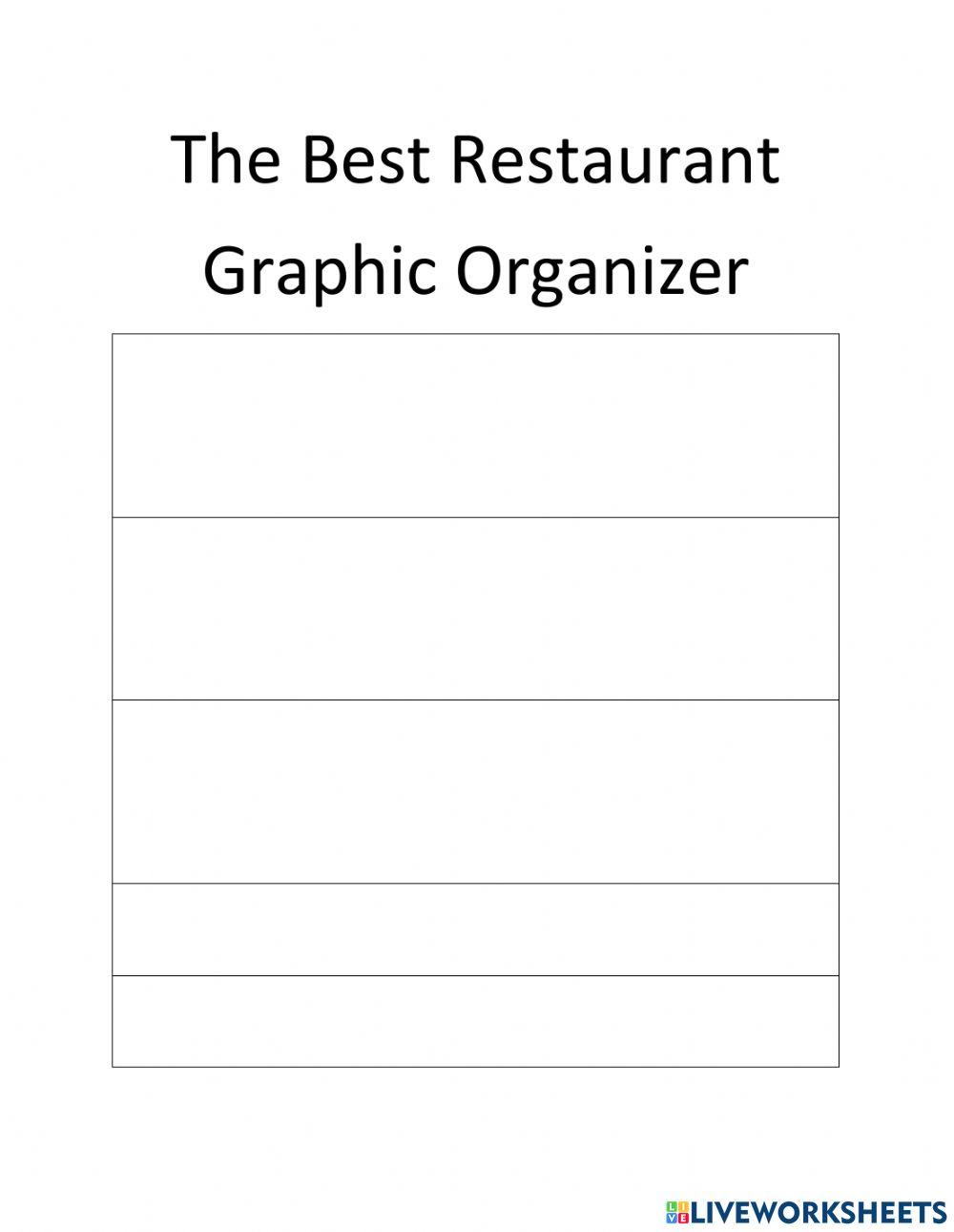 Restaurant Opinion Writing Assignment
