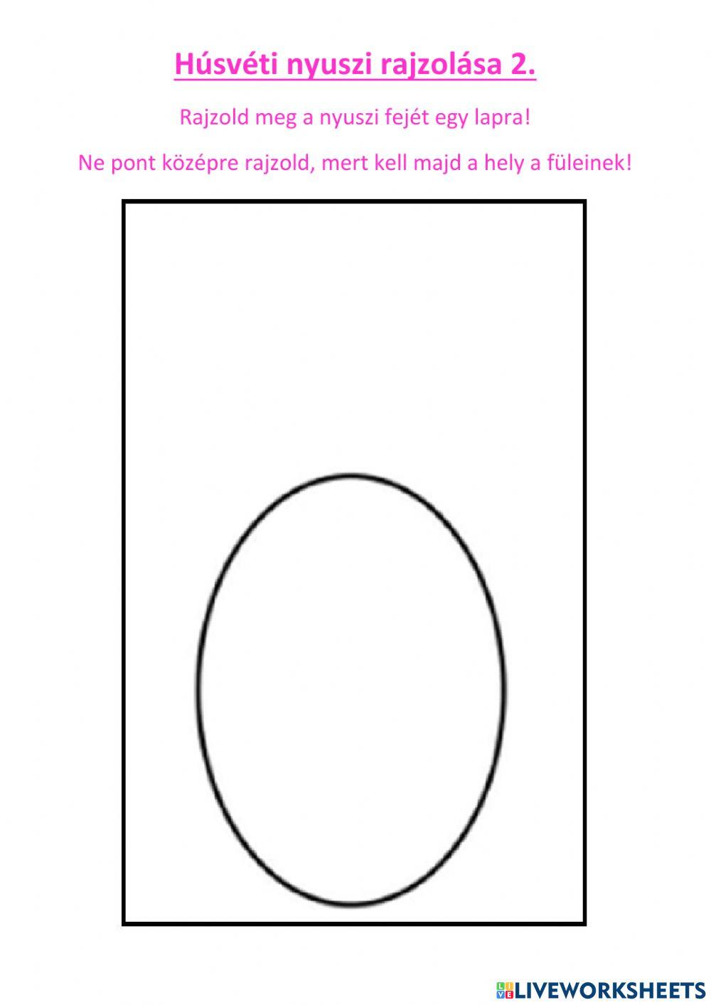 Húsvéti nyuszi rajzolása 2.