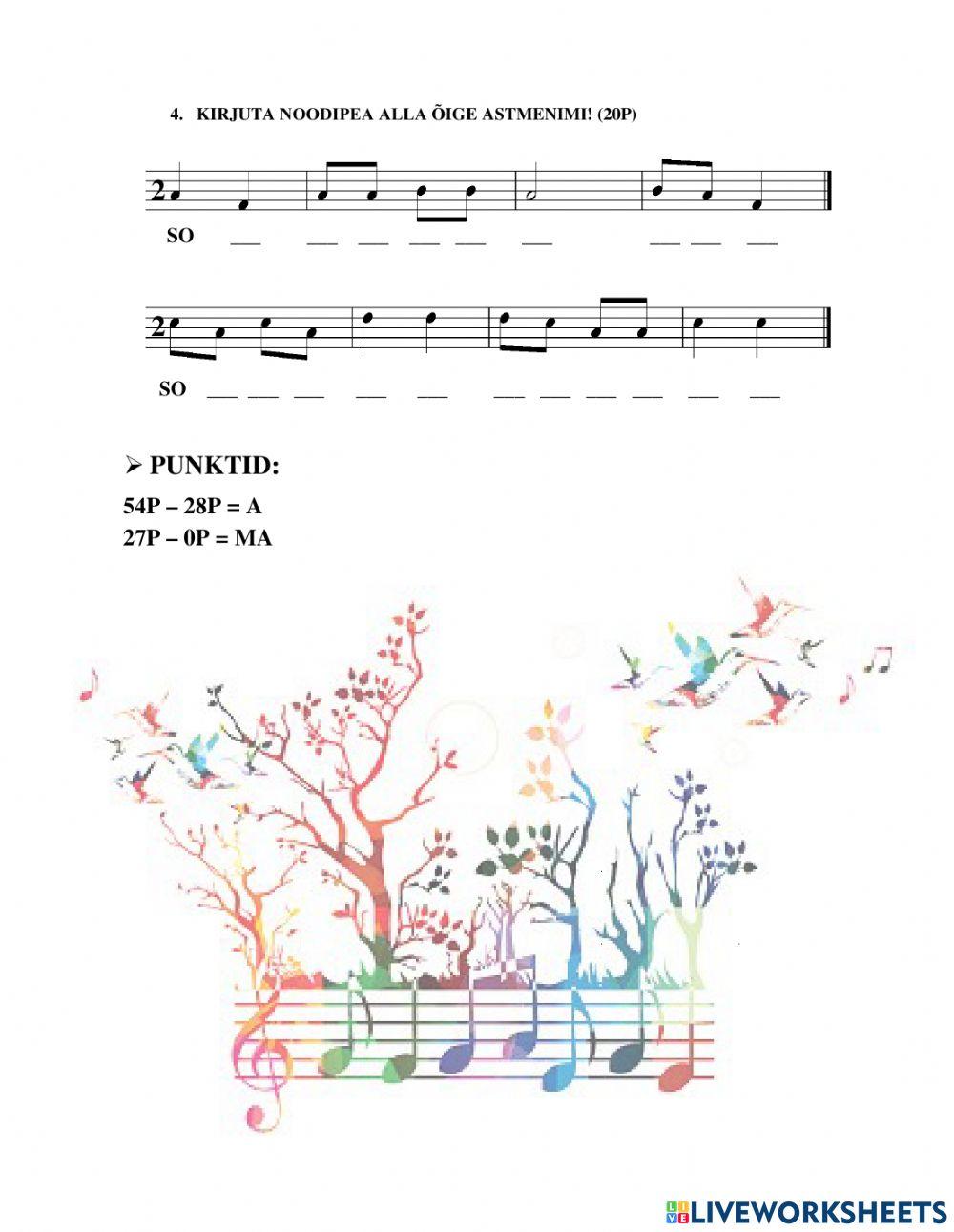 1. kl - rütmid ja astmed