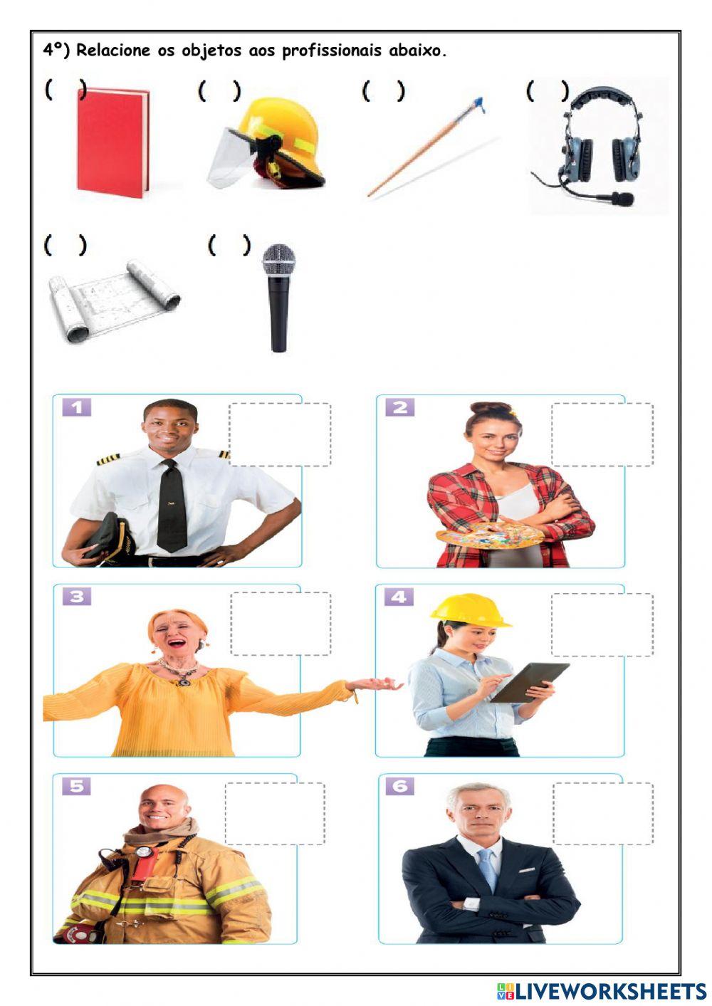 Atividade escrita e auditiva de Inglês do 3º Ano