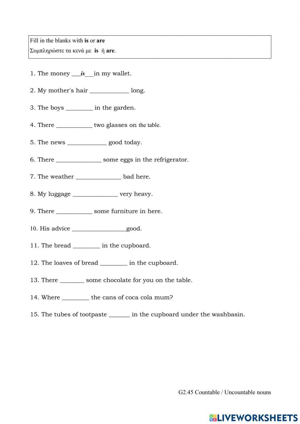 Bsenior Worksheet 45