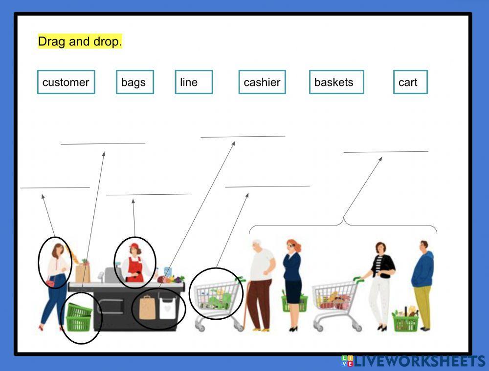 Supermarket vocabulary