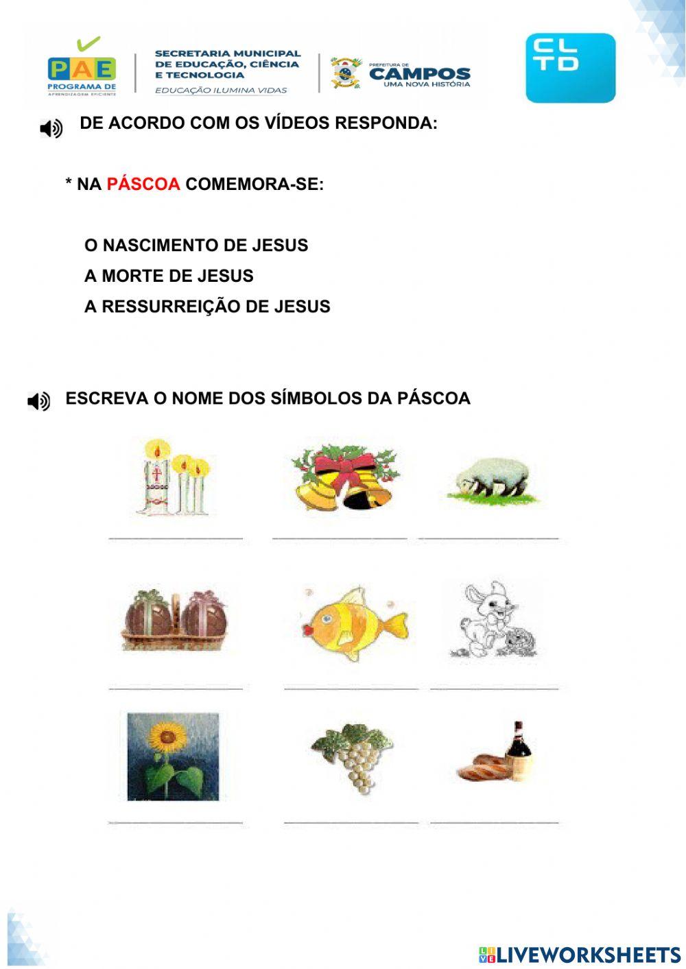 A história da páscoa