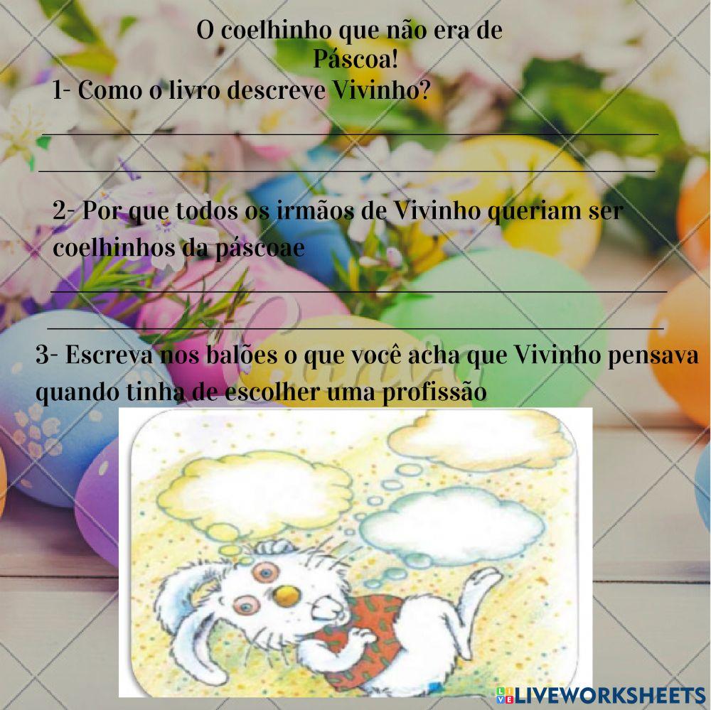 O coelhinho que não era de Páscoa