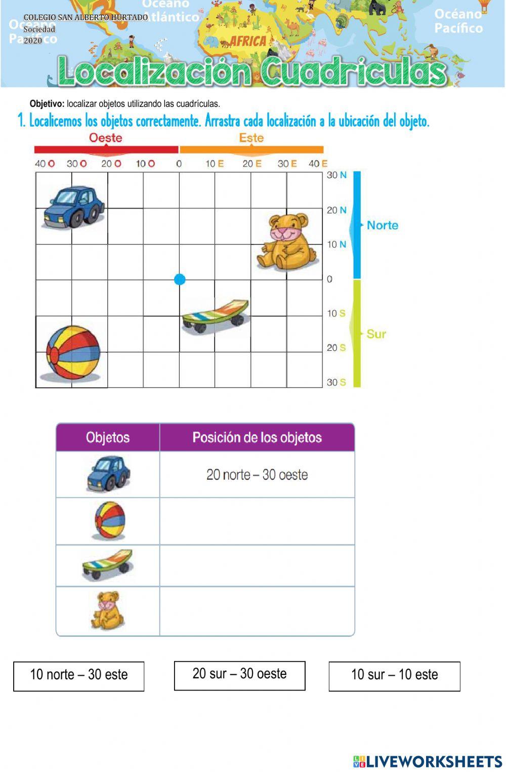 Localización cuadrícula 2