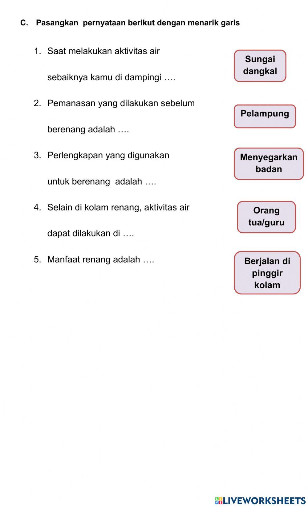 Kegiatan Hari Kamis, 01 April 2021