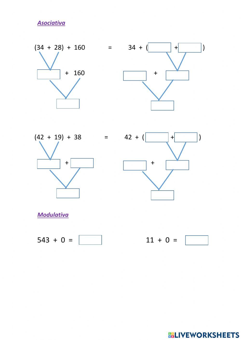 Propiedades de la suma