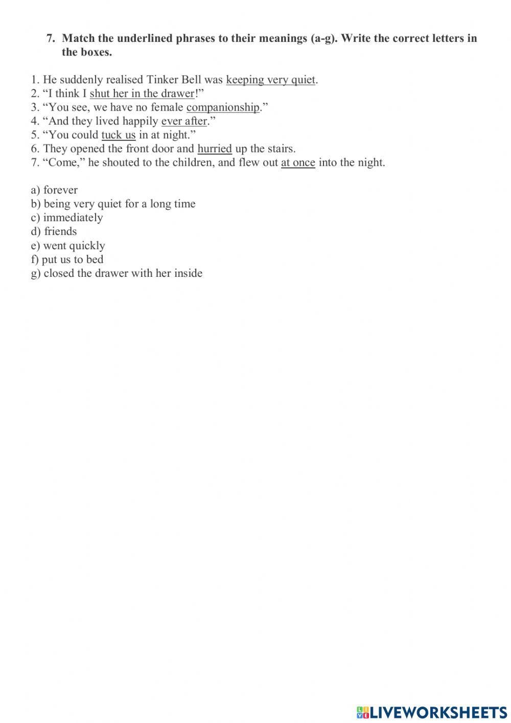 Chapter 3 (Peter Pan)