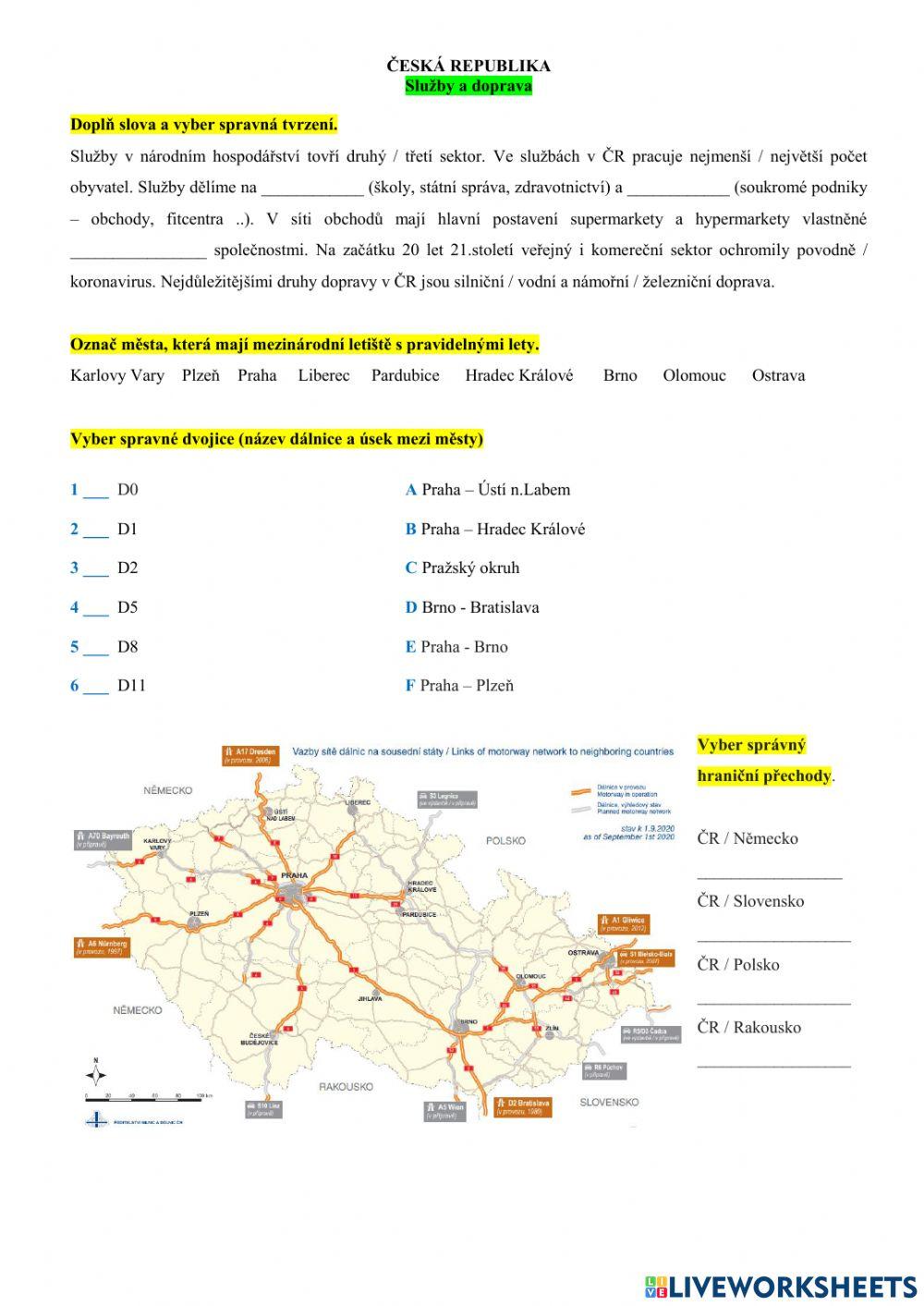 ČR13 - Služby a doprava