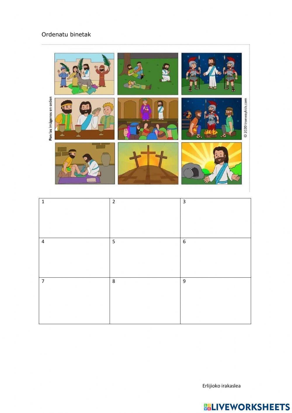 Aste santuko momentuak