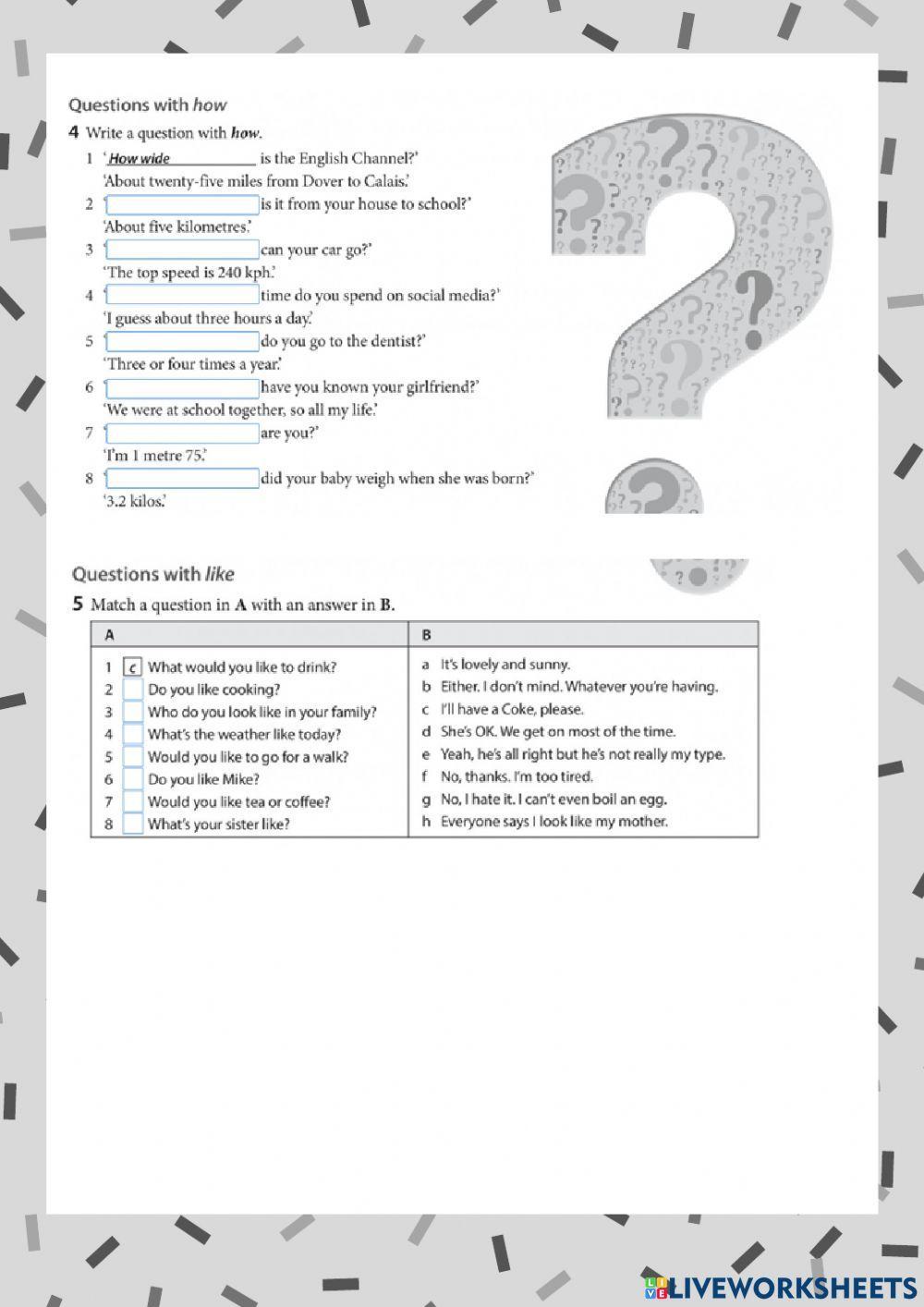 Unit 1: What's your story?