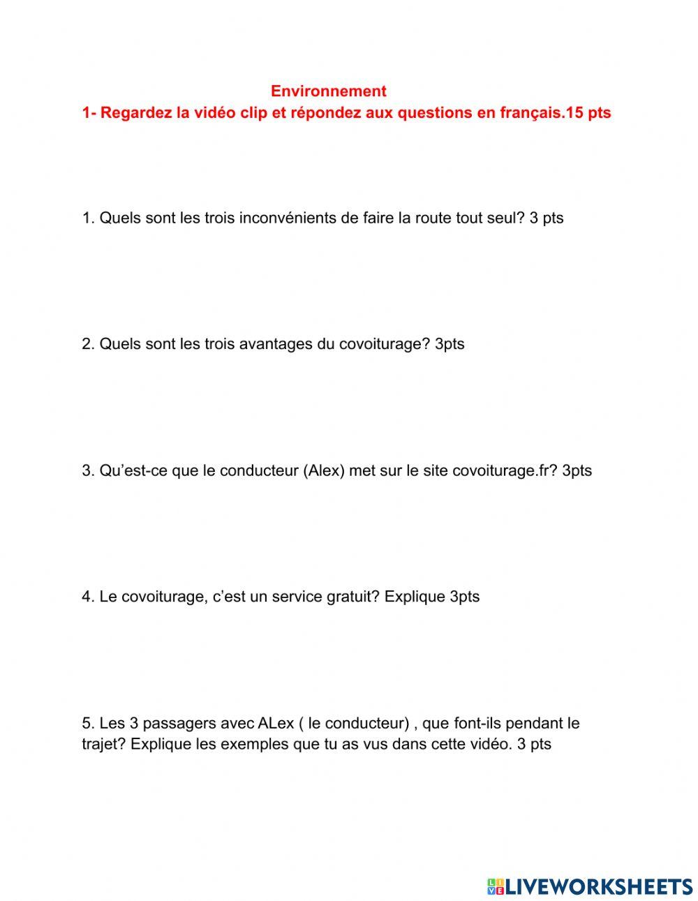 Environnement et écologie