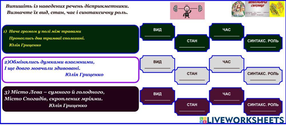 Дієприкметник
