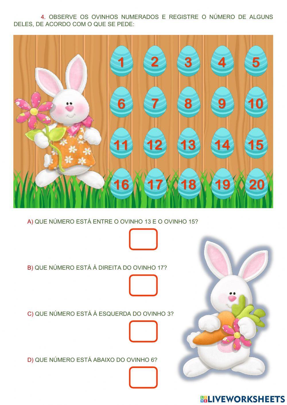 Contagem, percepção visual e posicionamento