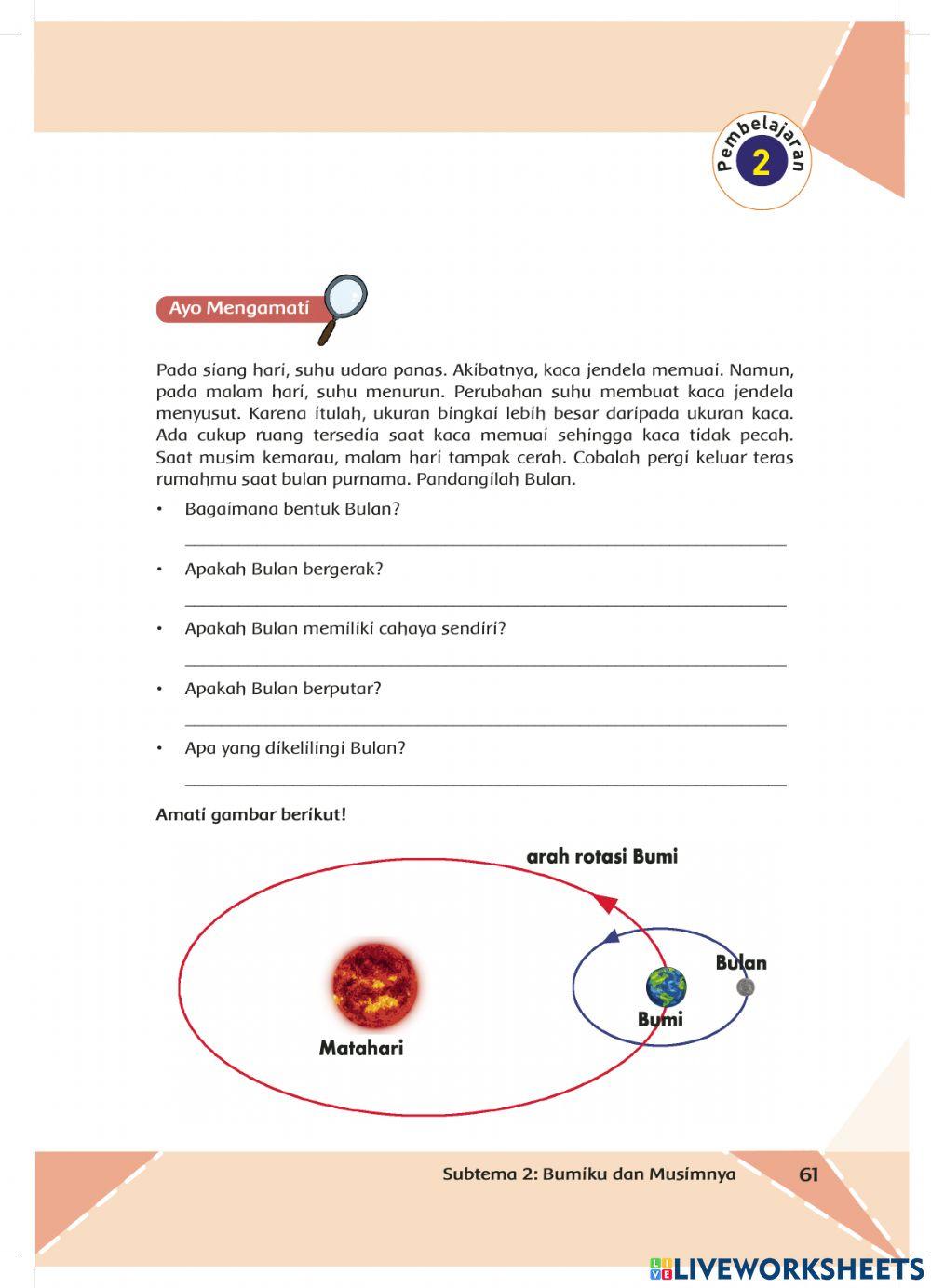 Tema 8 Subtema 2 Gerhana Bulan