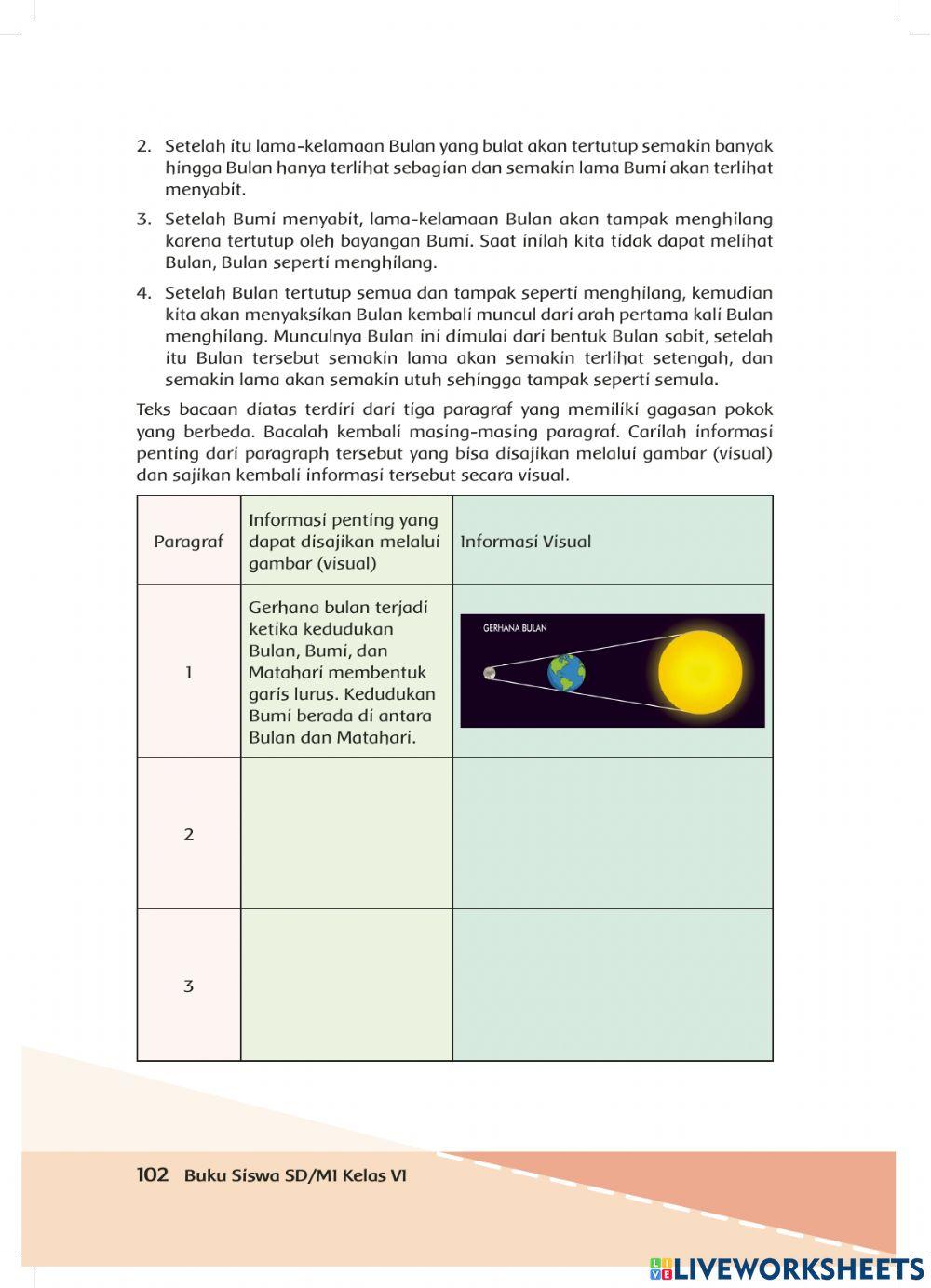 Tema 8 Subtema 2 Gerhana Bulan