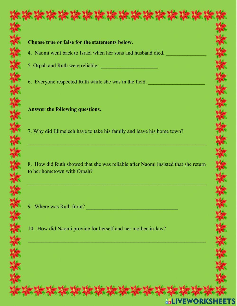 Ruth and Naomi - Reliable