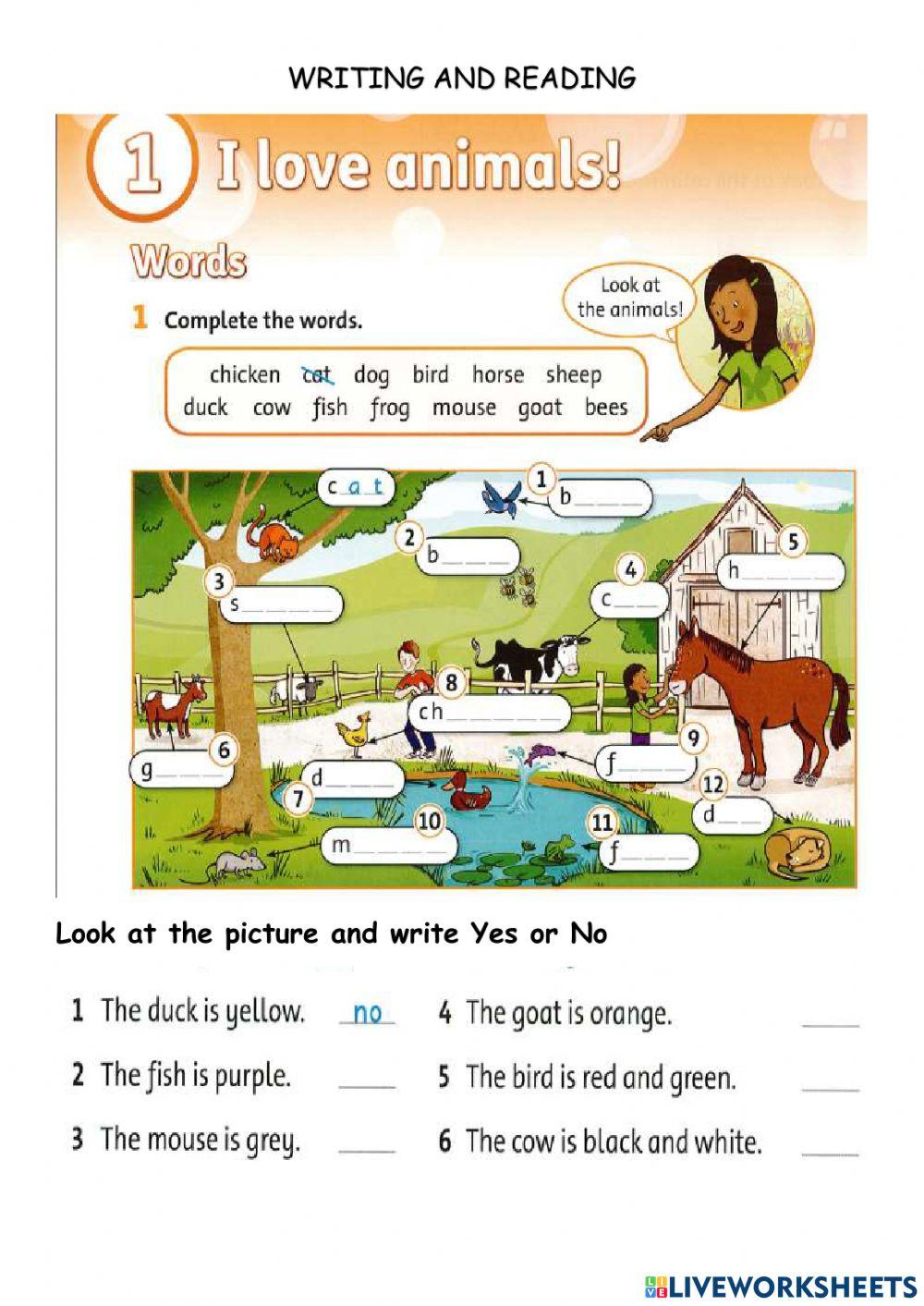 I love farm animals !