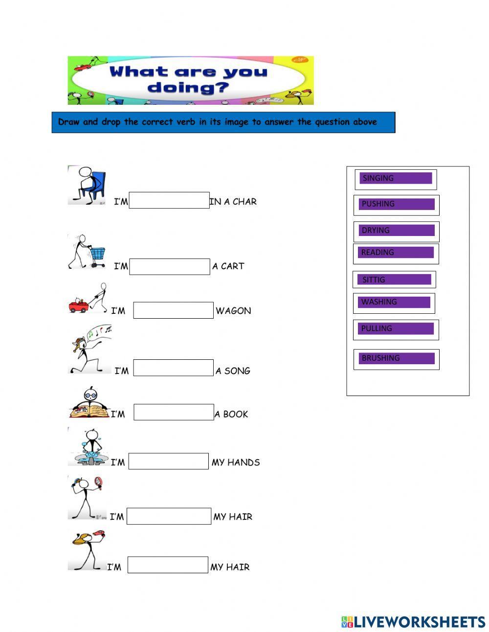 PRESENT PROGRESSIVE  elf learning
