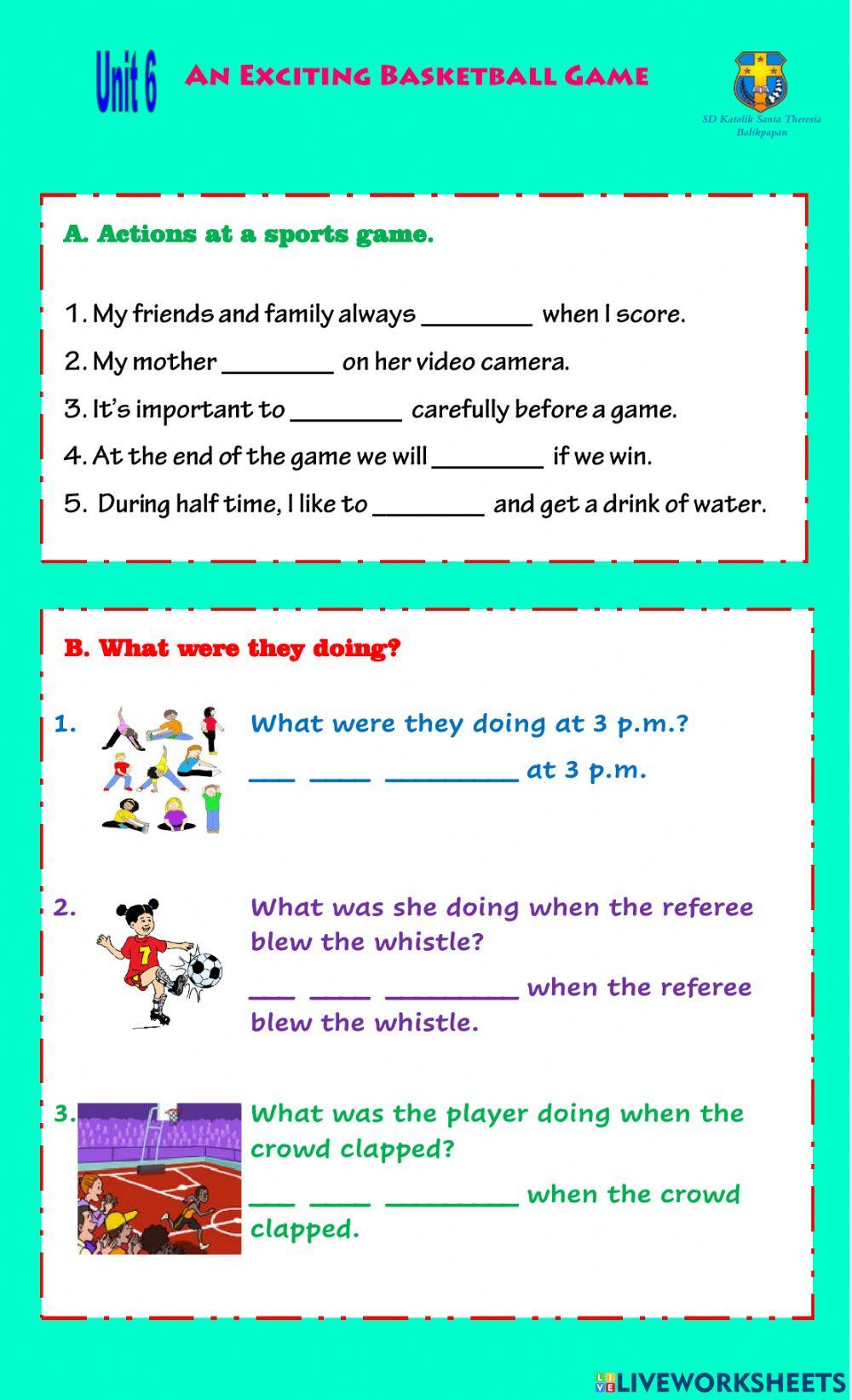 An Exciting Baskatball Game