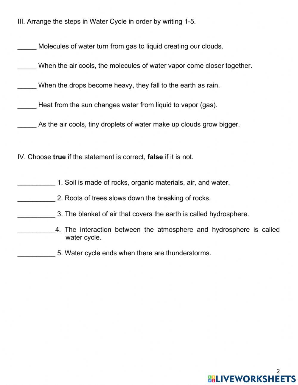 Science 6 4th Qtr Summative Test A