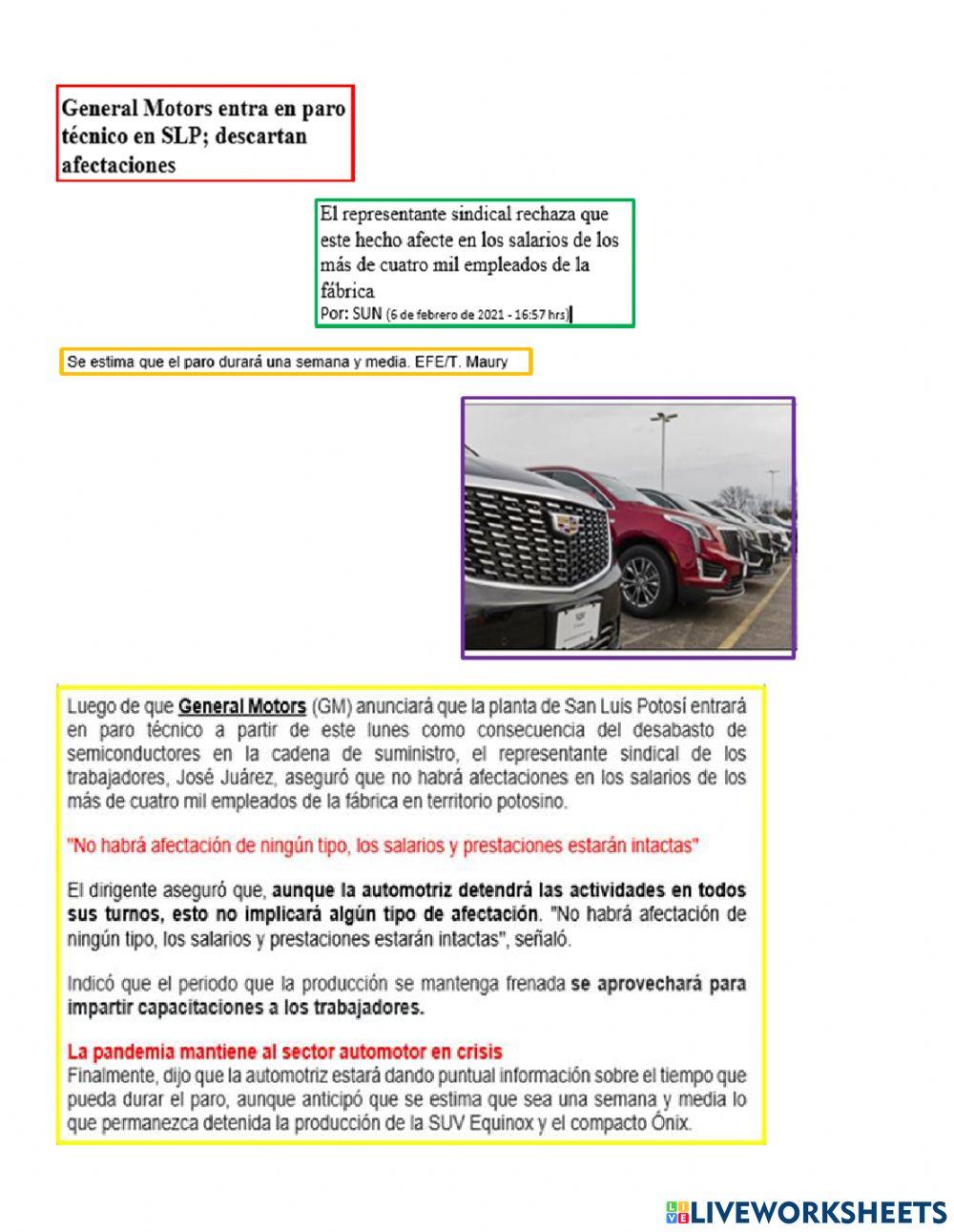 La noticia La noticia
