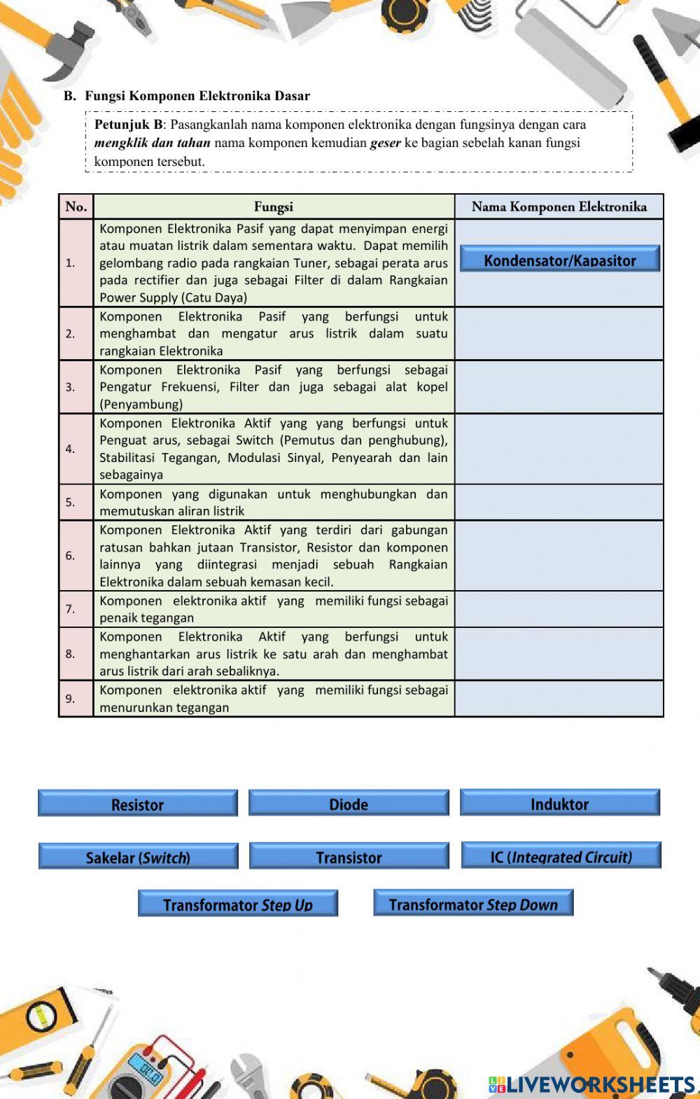 LKS Komponen Elektronika Dasar