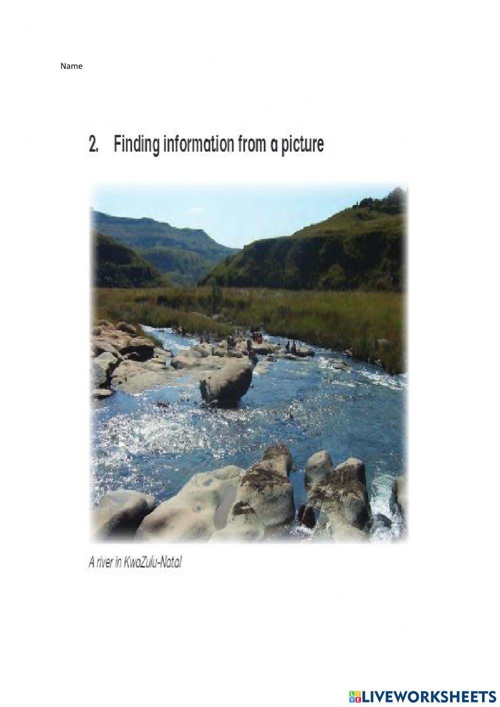Finding information on a photo