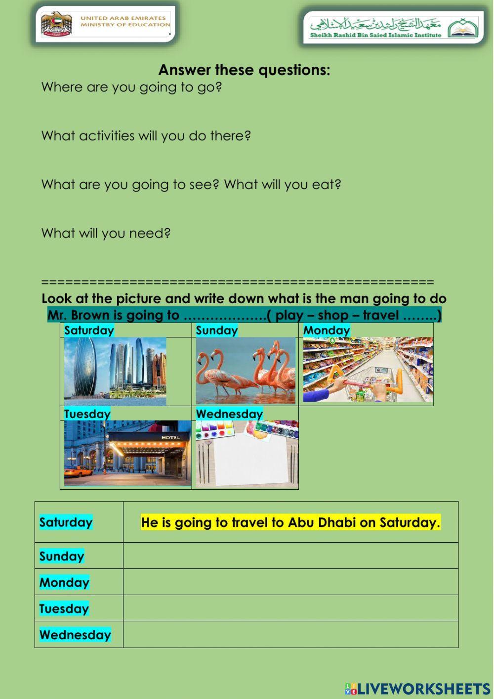 Writing an email to a friend about a place to visit