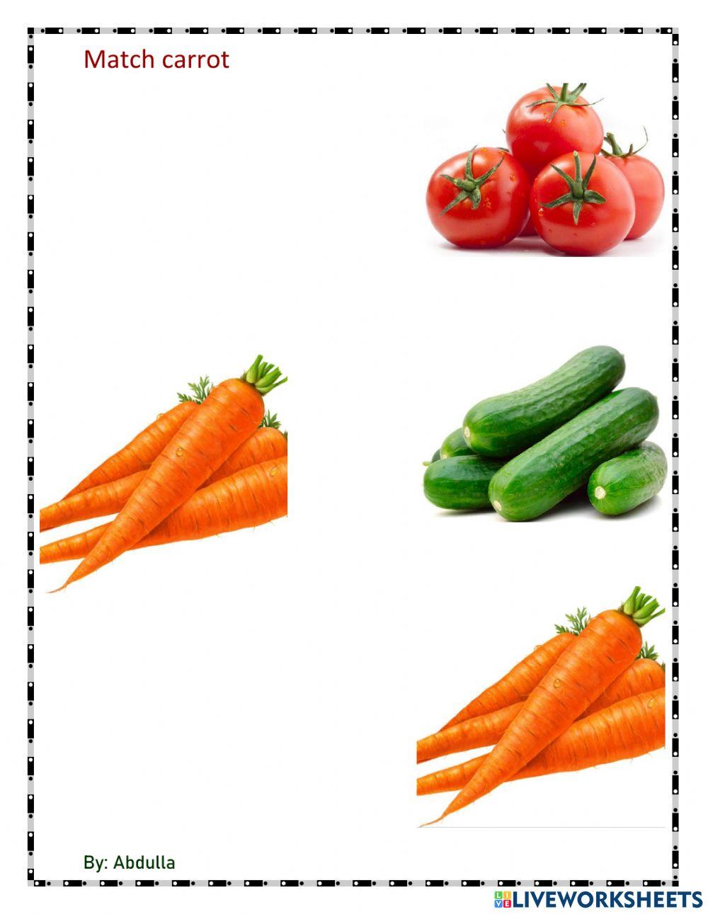 Match the carrot