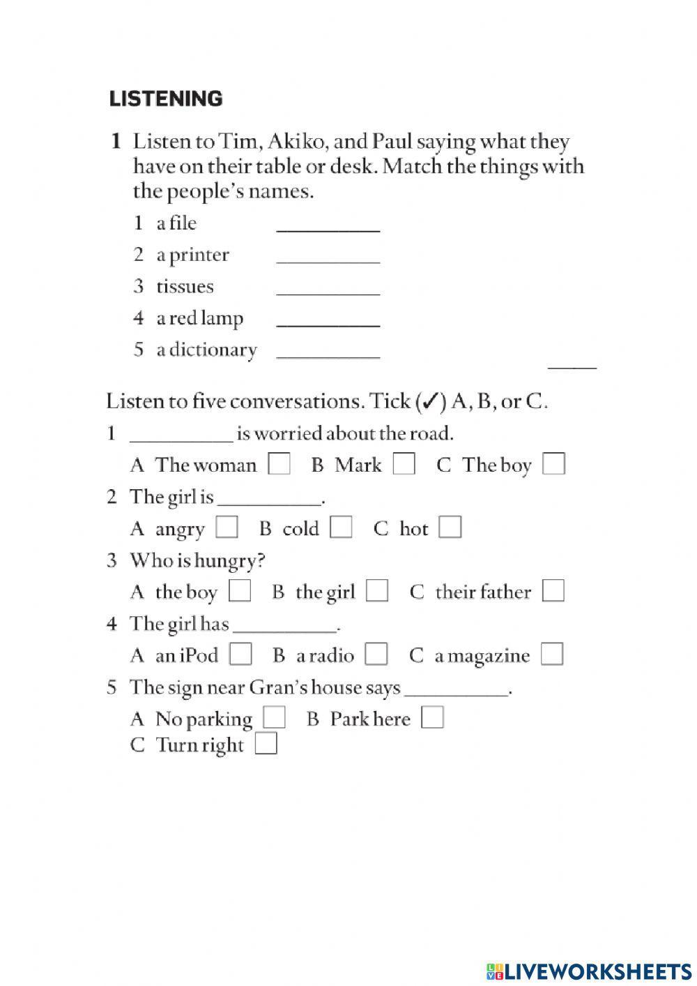 Unit 2. Englsih file elementary Unit 2. Englsih file elementary