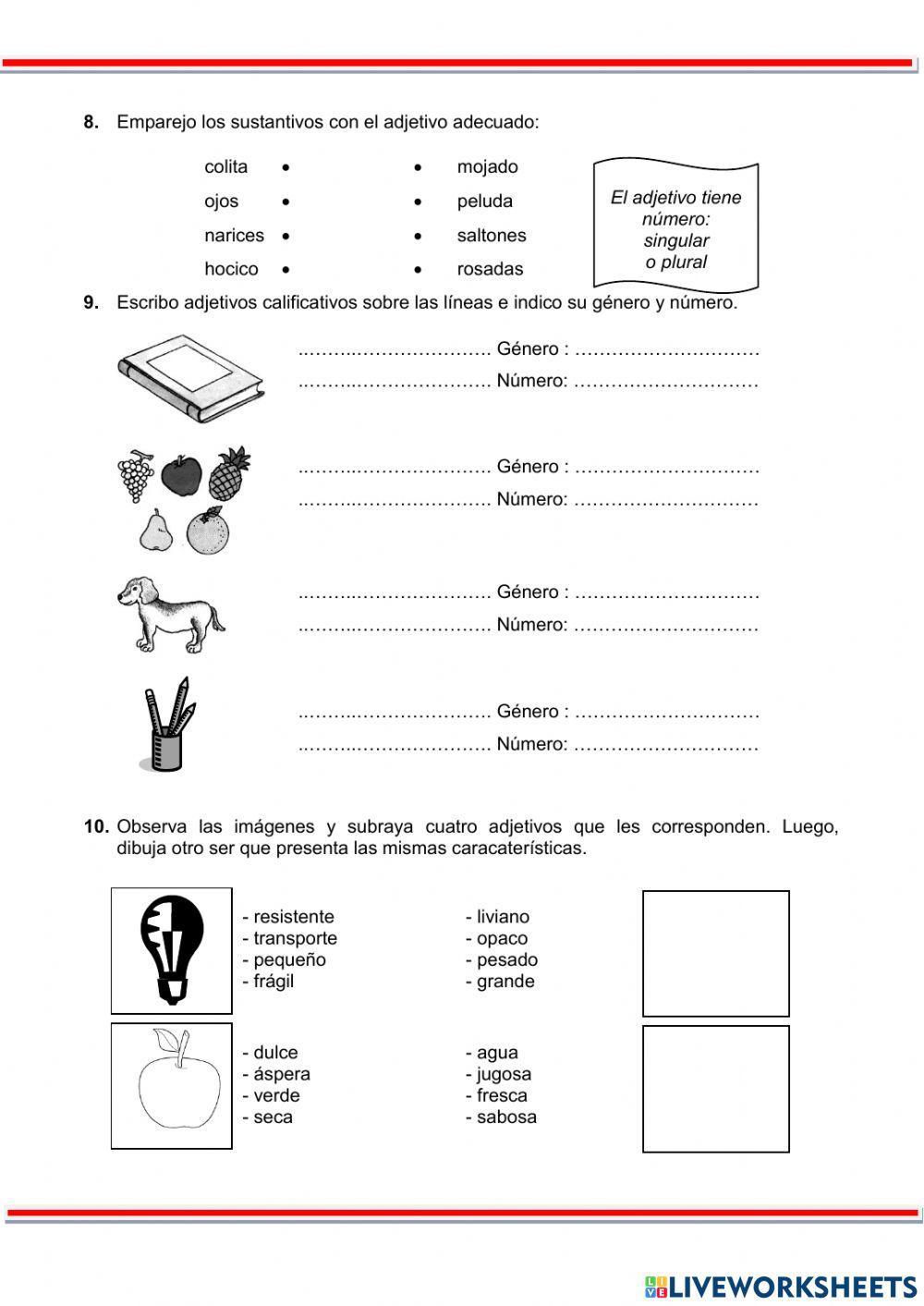 Adjetivo calificativo