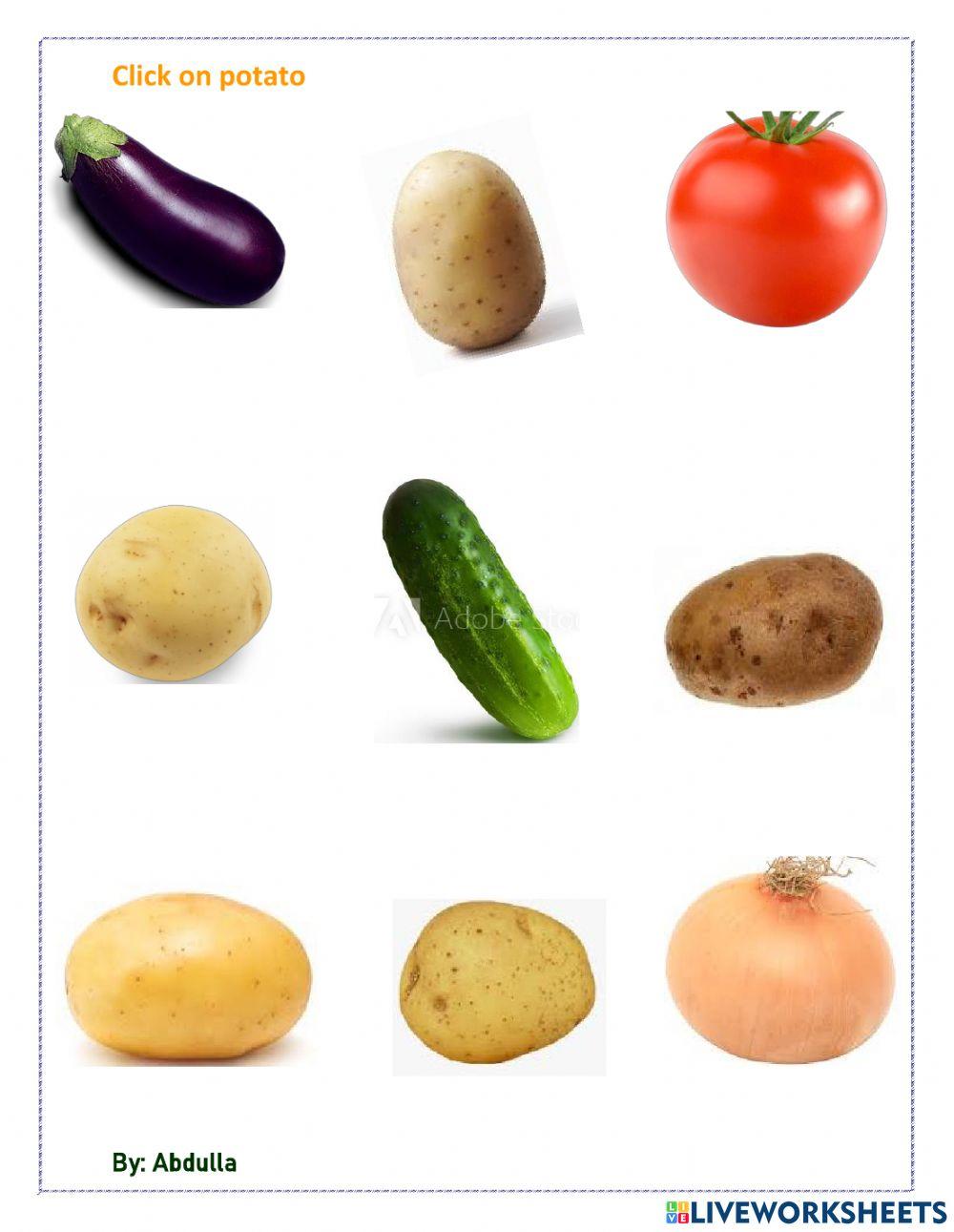 Identify potato