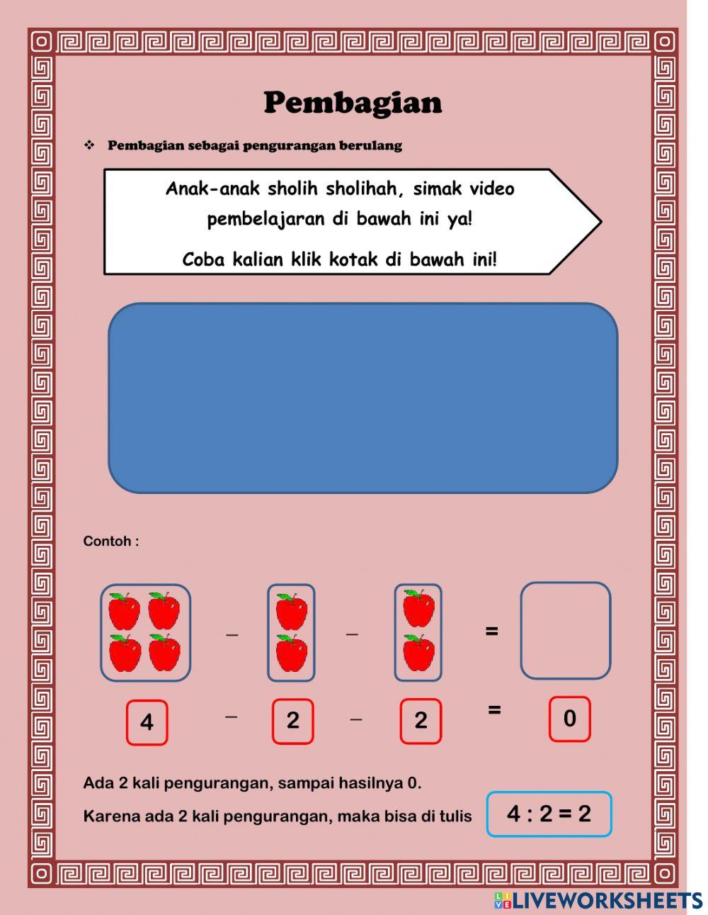 Latihan soal matematika