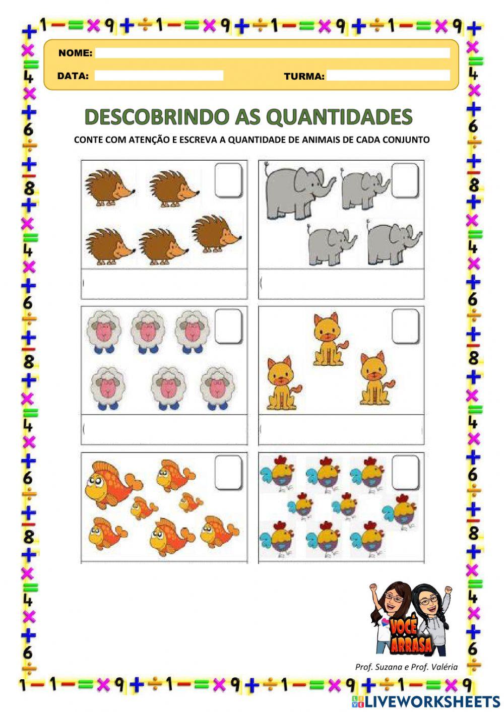 Descobrindo as Quantidades