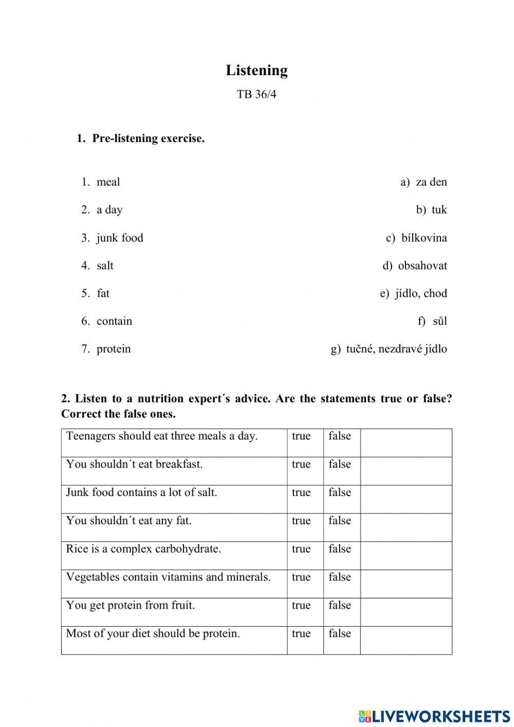 Project 4: Listening