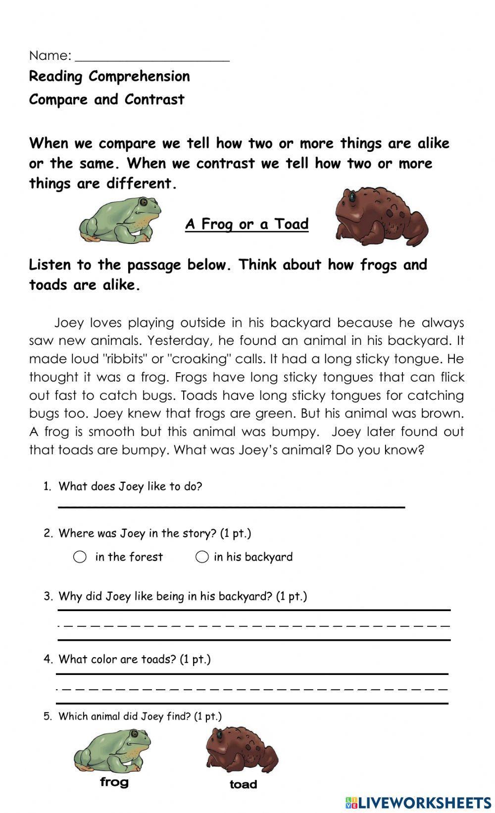A Frog or Toad