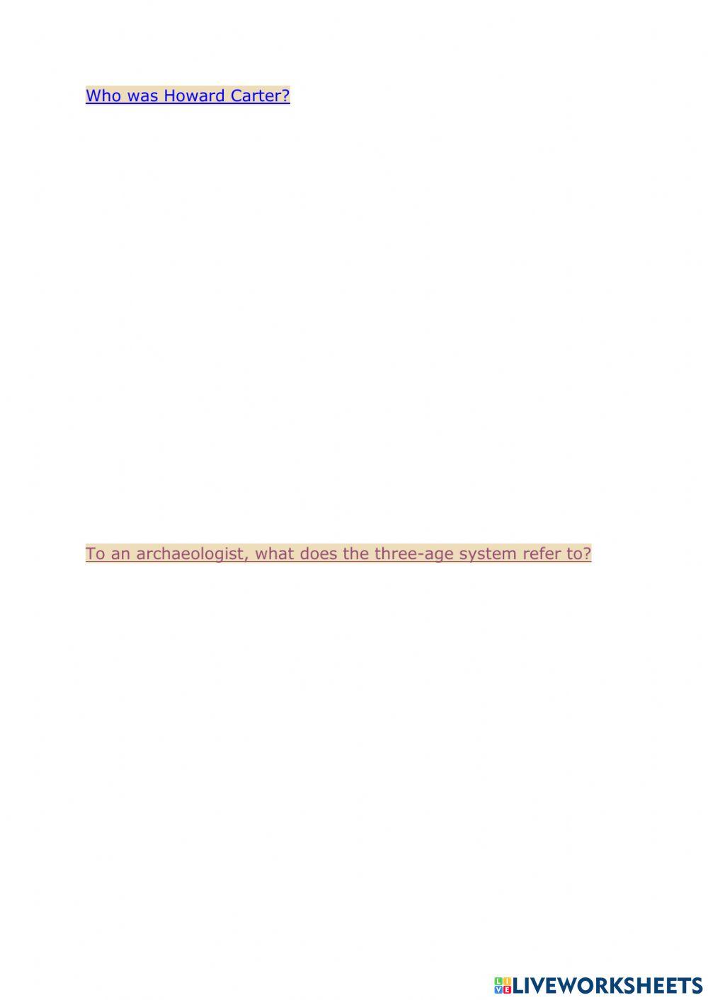 Archaeology for Kids 2