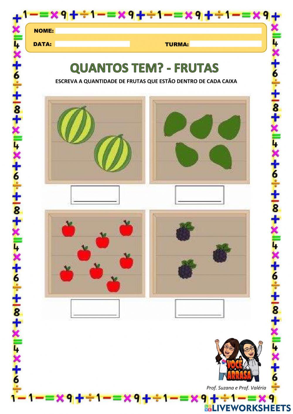 Quantos Term? - Frutas