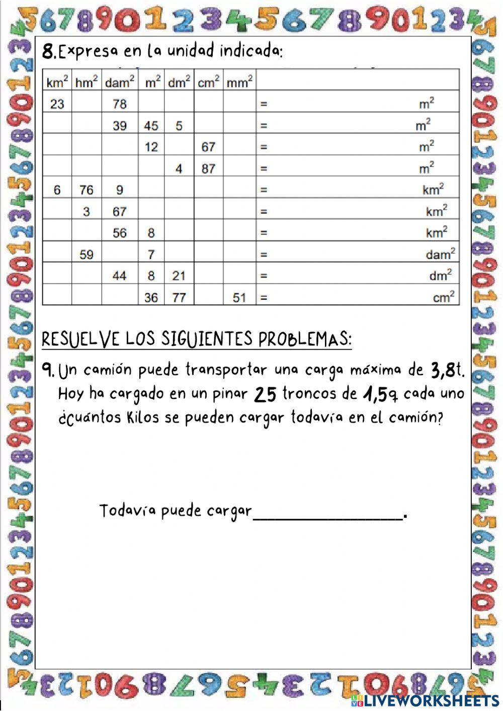 Repaso 6º medida Repaso 6º medida